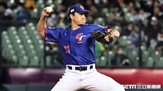 ▲世界棒球經典賽官辦熱身賽，台灣隊投手江少慶。（圖／記者劉彥池攝影）