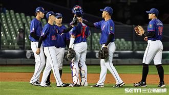 ▲世界棒球經典賽官辦熱身賽，台灣隊擊敗中信兄弟。（圖／記者劉彥池攝影）