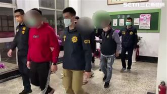 岡山分局一舉逮捕劉男、陳男及吳男等3人到案。（圖／翻攝畫面）