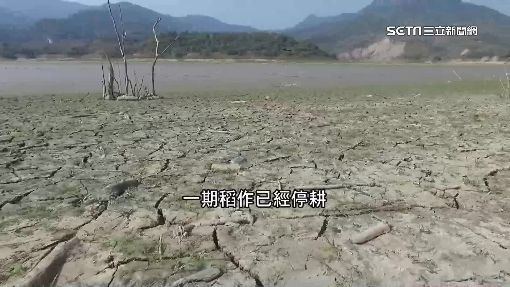 獨／曾文水庫上游乾涸　蓄水量僅剩19.8%