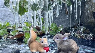 急凍-1.5度！武陵農場變「台版冰雪奇緣」　水晶冰柱夢幻破表,武陵農場提供