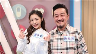 藝人陳為民（圖右）自曝躺著滑手機一整夜。（圖／民視提供）