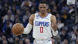 ▲快艇6日終於中斷「威少」轉隊來5連敗，但他全場只拿下9分。（圖／美聯社／達志影像）