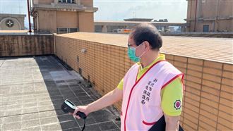 節電診所-熱顯像儀測量-屋頂溫度檢測(圖/新北市政府)