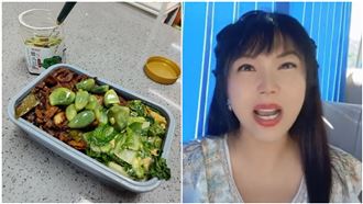 劉樂妍表示自己借不到微波爐。（圖／翻攝自劉樂妍微博）