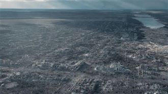 烏克蘭城鎮馬林卡（圖／翻攝自烏克蘭外交部 twitter）