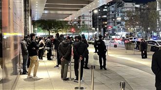 竹聯幫明仁會在萬豪酒店舉辦春酒。（圖／民眾提供）