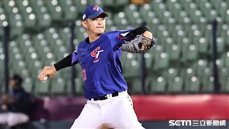 ▲世界棒球經典賽官辦熱身賽，台灣隊投手吳哲源。（圖／記者劉彥池攝影）