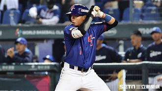 ▲世界棒球經典賽官辦熱身賽，台灣隊內野手鄭宗哲。（圖／記者劉彥池攝影）