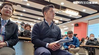 蔣萬安都更五箭記者會。（圖／記者陳韋帆攝影）