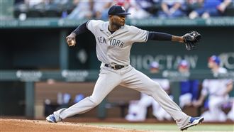 ▲赫曼（Domingo German）熱身賽2場出賽皆好投，有望搶下洋基5號先發。（圖／美聯社／達志影像）