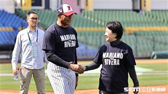 ▲大聯盟救援王李維拉（Mariano Rivera）出席棒球訓練營。（圖／記者劉彥池攝影）