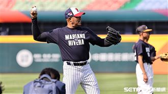 ▲大聯盟救援王李維拉（Mariano Rivera）出席棒球訓練營。（圖／記者劉彥池攝影）