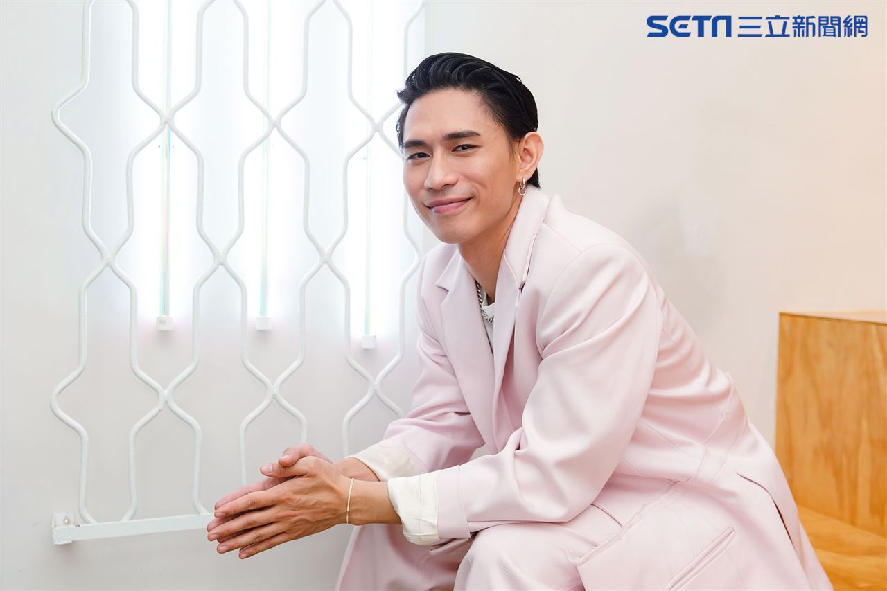 柏霖三立新聞網專訪。（圖／記者楊澍攝影）