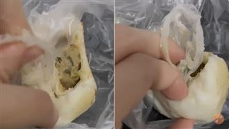 肉包麵皮拉出這條！他傻眼：最可怕的包子