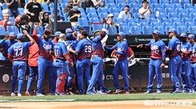 ▲世界棒球經典賽，古巴隊先馳得點。（圖／記者劉彥池攝影）