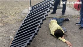 台東天梯斷裂,記者王浩原攝影