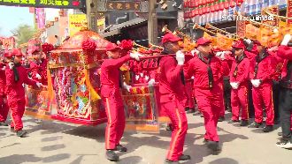 桃園龍德宮南巡祈福遶境　抵達鹿港天后宮