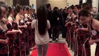 明仁會請百名旗袍辣妹…6大咖藝人也在場