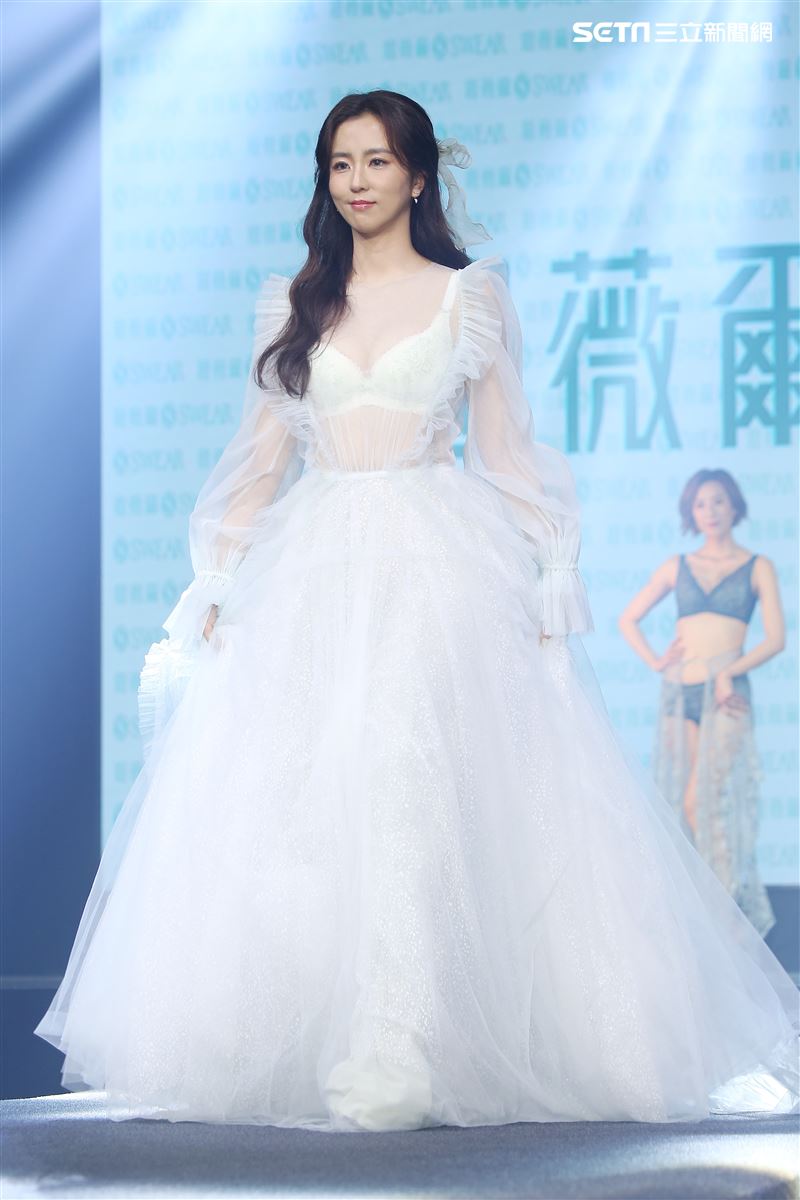 周曉涵擔任內衣品牌代言大使。（圖／記者楊澍攝影）