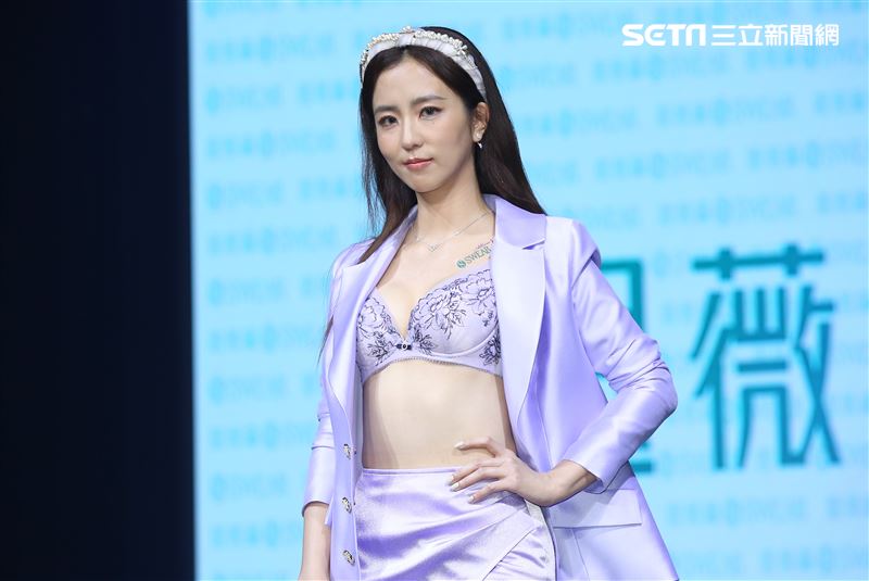 周曉涵擔任內衣品牌代言大使。（圖／記者楊澍攝影）