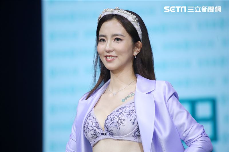 周曉涵擔任內衣品牌代言大使。（圖／記者楊澍攝影）