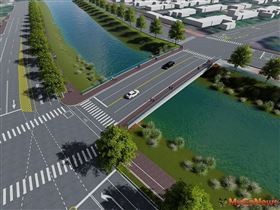 岡山筧橋改建工程已開工完工後將帶動地方觀光發展(圖/高雄市政府)