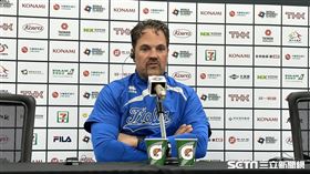 義大利名人堂球星主帥皮亞薩（Mike Piazza）。（圖／記者蔡厚瑄攝影）