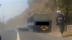 貨車,高雄,186甲縣道,跳車,慘死（圖／翻攝「WoWtchout-地圖型行車影像分享平台」）
