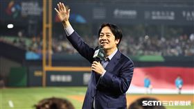 ▲世界棒球經典賽台灣對巴拿馬，副總統賴清德致詞。（圖／記者劉彥池攝影）
