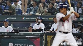 ▲世界棒球經典賽台灣對巴拿馬，台灣隊總教練林岳平。（圖／記者劉彥池攝影）