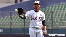 ▲世界棒球經典賽A組預賽古巴對巴拿馬，巴拿馬先發投手奧特羅（Andy Otero）。（圖／記者劉彥池攝影）