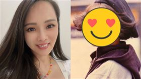 ▲伊能靜少女時期與現在就差在有無嬰兒肥，直接打臉整型一說。（圖／翻攝自微博）