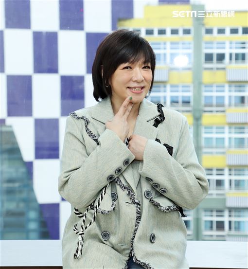 趙詠華三立新聞網專訪。（記者邱榮吉/攝影）