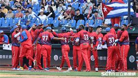 ▲世界棒球經典賽A組預賽，古巴6局上灌進4分，前6局打完以6：4領先。（圖／記者劉彥池攝影）