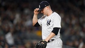 ▲洋基舒米特（Clarke Schmidt）主投3局挨4安含1支全壘打，失2分。（圖／美聯社／達志影像）