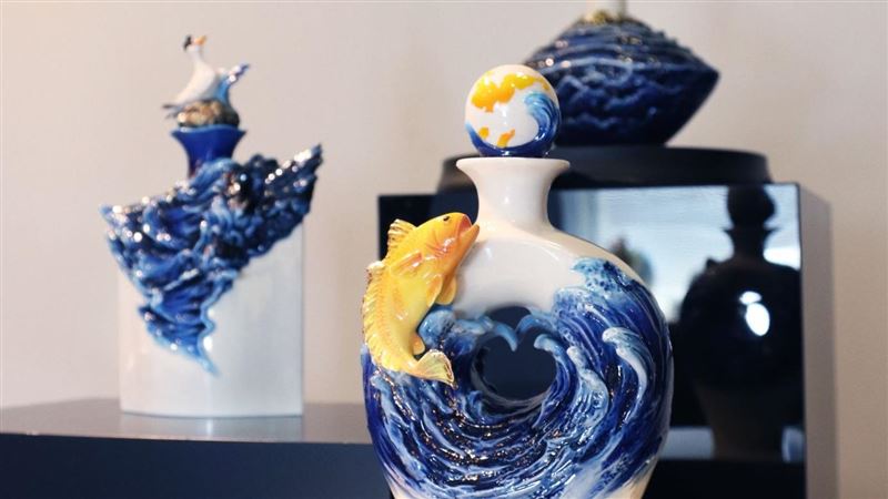 法藍瓷與馬酒3度攜手　推藍眼淚限量藏酒
