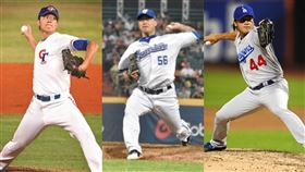 王建民,郭泓志,曹錦輝（圖／翻攝自臉書、資料照）