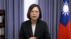 翻攝自蔡英文發表談話影片