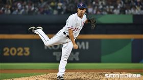 ▲世界棒球經典賽A組預賽，台灣對荷蘭，台灣投手李振昌8局上登板投球。（圖／記者劉彥池攝影）