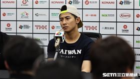 ▲世界棒球經典賽台灣對荷蘭，外野手陳傑憲出席賽後記者會。（圖／記者劉彥池攝影）