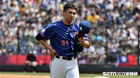 ▲世界棒球經典賽A組預賽台灣對古巴，台灣隊先發陳仕朋退場。（圖／記者劉彥池攝影）