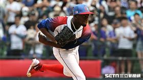 ▲世界棒球經典賽A組預賽台灣對古巴，古巴投手莫伊尼洛（Livan Moinelo）。（圖／記者劉彥池攝影）