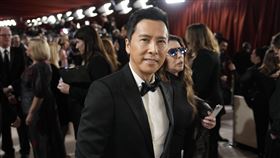 稍早甄子丹已踏入奧斯卡場內並接受訪問。（圖／美聯社／達志影像）