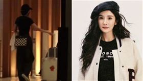 ▲楊冪近日被拍到帶著父母去到香港探望8歲愛女。（圖／翻攝自微博）