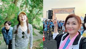 ▲Selina挺著3月孕肚去參加3K的路跑活動，讓網友十分敬佩。（圖／翻攝自SelinaIG）