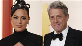 休葛蘭（右）於星光大道上無禮行為，遭觀眾撻伐。