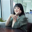 曹雅雯三立新聞網專訪＋小記者直擊。（記者邱榮吉/攝影）