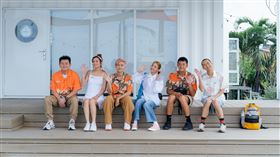 （左起）藝人庹宗康、莎莎、炎亞綸、吳映潔、姚元浩、浩子參與錄影。（圖／好看娛樂提供）