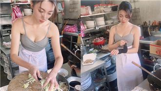 熱炒店「性感女廚神」炒飯　老闆這樣說